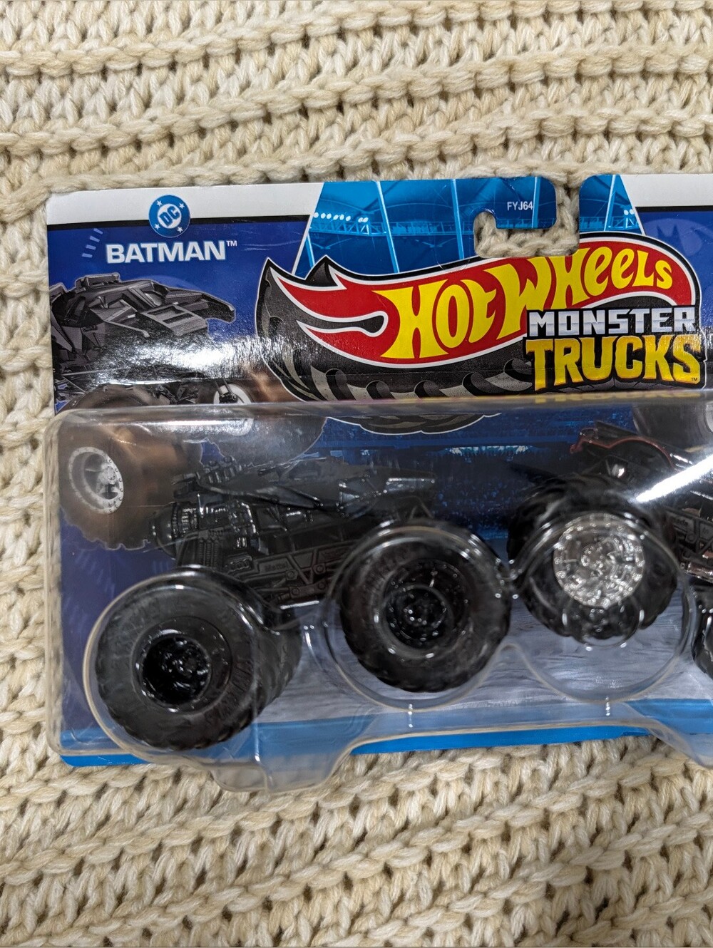 Hot Wheels Monster Trucks Batman Die-Cast Monster Truck - Black